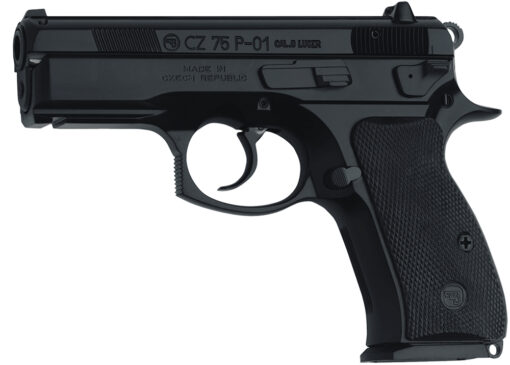 CZ-USA 91199 P-01  9mm Luger 3.90" 14+1 Overall Black Finish with Inside Railed Steel Slide