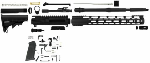 TacFire RK556LPK AR 5.56 NATO Rifle Build Kit with Lower Parts Kit 16" Black Parkerized Barrel