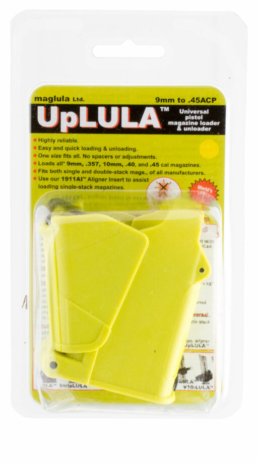Maglula UP60L Loader and Unloader UpLULA Universal 9mm - .45 ACP Lemon Mag Loader