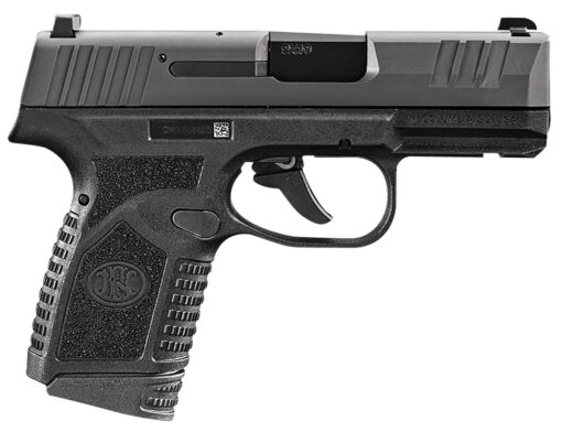 FN 66101408 Reflex  Micro-Compact 9mm Luger 11+1/15+1 3.30" Black Target Crown Steel Barrel