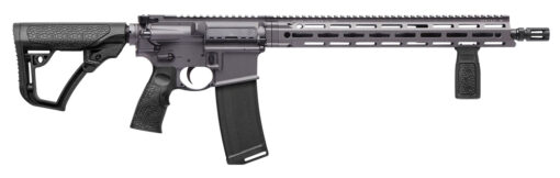 Daniel Defense WEBX-0721-02 DDM4 V7 5.56x45mm NATO 16" 30+1 Cobalt Hard Coat Anodized Rec/Handguard 6 Position with Black SoftTouch Overmolding Stock