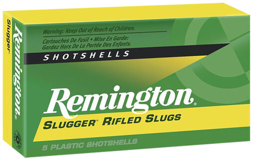Remington Ammunition 20302 Slugger  12 Gauge 2.75" 1 oz Rifled Slug Shot 5 Per Box/ 50 Cs