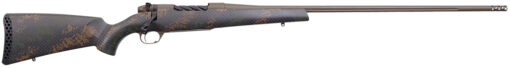 Weatherby MBC20N280AR6B Mark V Backcountry 2.0 280 Ackley Improved 4+1 Cap 24" Patriot Brown Cerakote Rec/Barrel Black with Brown Sponge Pattern Accents Peak 44 Blacktooth Stock Right Hand (Full Size)