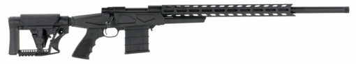 Howa HCRA73102 Australian Precision Chassis  308 Win 24" Heavy Threaded Barrel 10+1 Black Black 6 Position Luth-AR MBA-4 w/Aluminum Chassis Stock Black Polymer Grip
