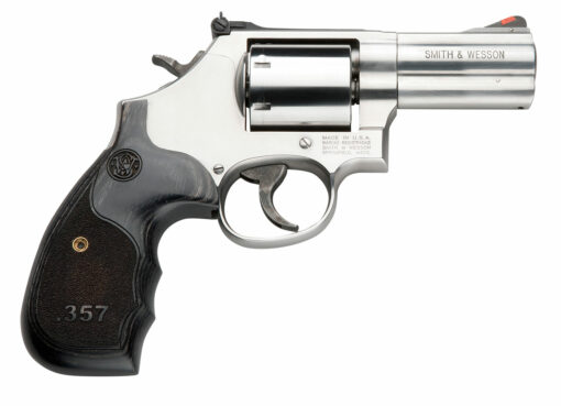 Smith & Wesson 150853 Model 686 Plus 357 Mag 7rd Shot 3" Satin Stainless Steel Barrel
