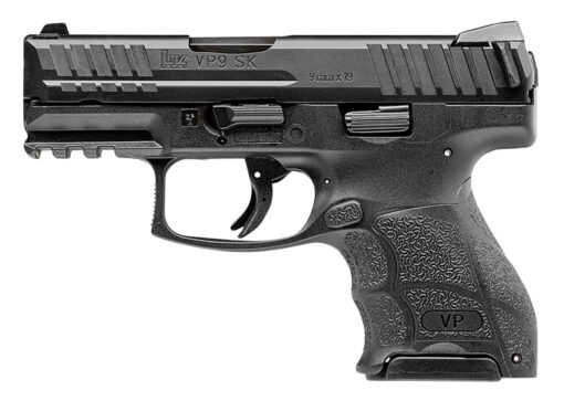 HK 81000296 VP9SK Subcompact 9mm Luger 3.39" 10+1 (3) Black Black Steel Slide Black Interchangeable Backstrap Grip Night Sights (Push Button)
