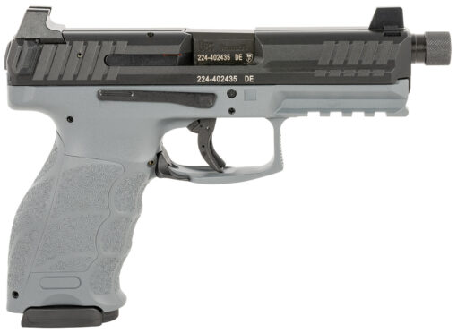 HK 81000786 VP9 Tactical 9mm Luger 4.70" TB 17+1 Gray Finish Frame with Black Steel Slide