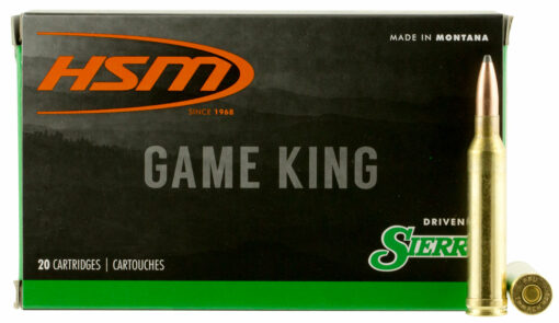 HSM 7STW8N Game King  7mm STW 160 gr Sierra GameKing Spitzer Boat-Tail 20 Bx/ 20 Cs
