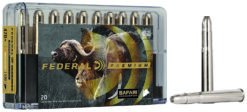 Federal P470T1 Premium Safari Cape-Shok 470NitroExpress 500gr Trophy Bonded Bear Claw 20 Per Box/10 Case