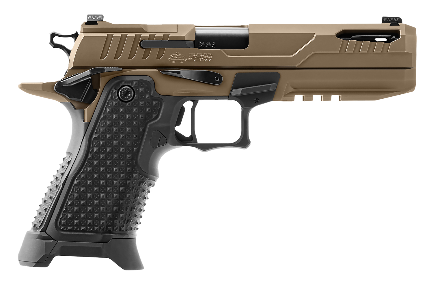 Oa Defense OA2311FPROELTHDBPRT21 2311 Pro Elite 9mm Luger 17+1/21+1 5" Black DLC Ported Barrel Oa Defense OA2311FPROELTHDBPRT21 2311 Pro Elite 9mm Luger 17+1/21+1 5" Black DLC Ported Barrel
